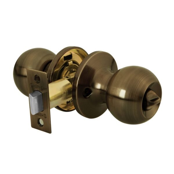 Cerradura tipo esfera tubular baño antiguo HERMEX BASIC 23662