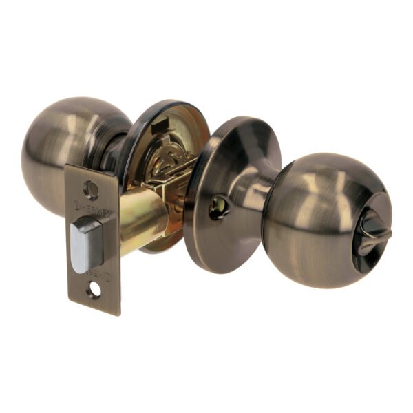 Cerradura esfera tubular baño antiguo blíster BASIC 28074