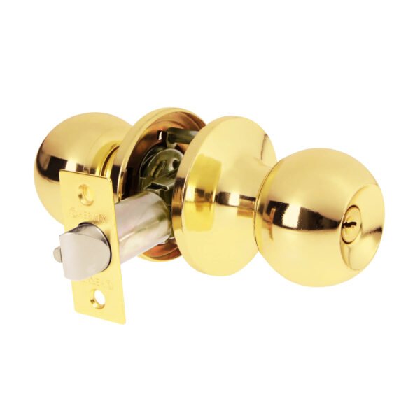 Cerradura tipo esfera tubular entrada brillante BASIC 23655