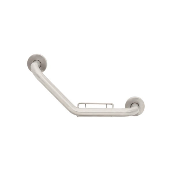 Barra angular con jabonera acero inox 1-1/4 x 42cm FOSET 46888