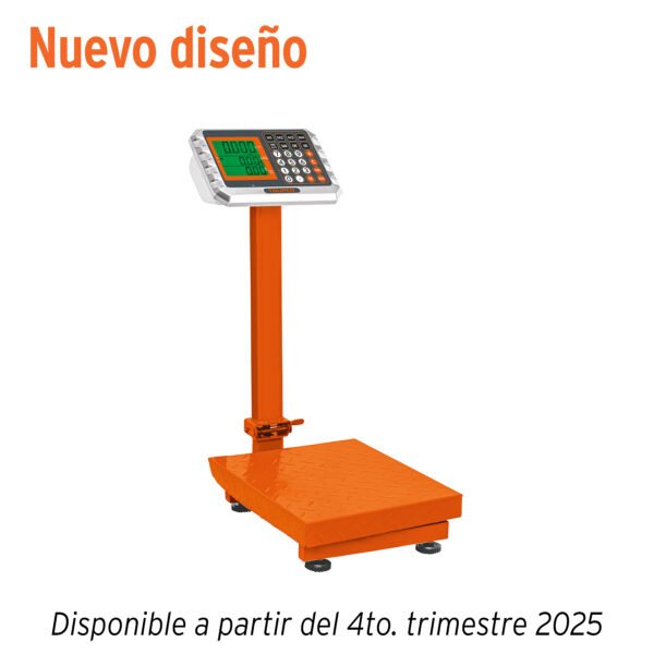 Báscula electrónica de plataforma p/mostrador 80 kg Truper 103112