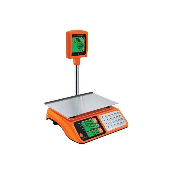 Báscula electrónica multifunciones con torreta 40 kg Truper 100871
