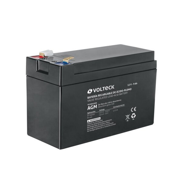 Batería sellada de ácido-plomo 12 Vcc 9 Ah VOLTECK 45344