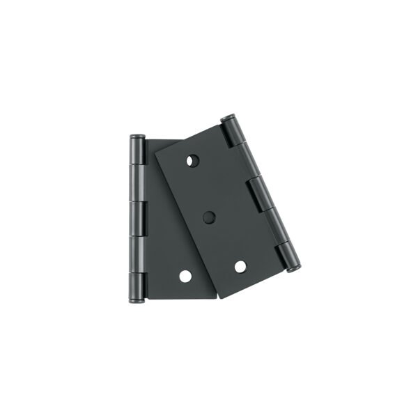 Bolsa con 2 bisagras cuadradas 3 acero negro BASIC 29067