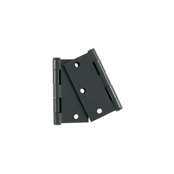 Bolsa c/2 bisagras cuadradas 3-1/2 acero negro plana 49604