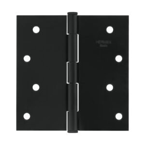 BC-406PP.jpg Bisagra cuadrada 4 negro mate cabeza plana BASIC 27136