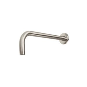 Brazo recto con chapetón para regadera 30 cm satín Foset 47648