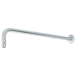 Brazo recto 50 cm con chapetón para regadera cromo Foset 47752