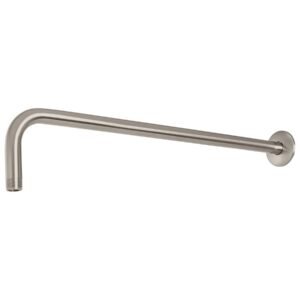Brazo recto 50 cm con chapetón para regadera satín Foset 47753