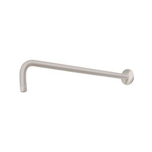 Brazo y chapetón para regadera 50 cm satinado Riviera 45778