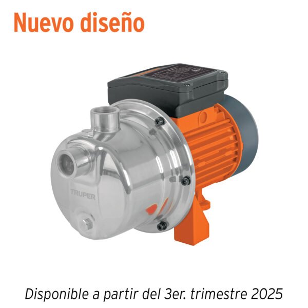 Bomba eléctrica tipo jet para agua acero inoxidable 1/2 HP 13555