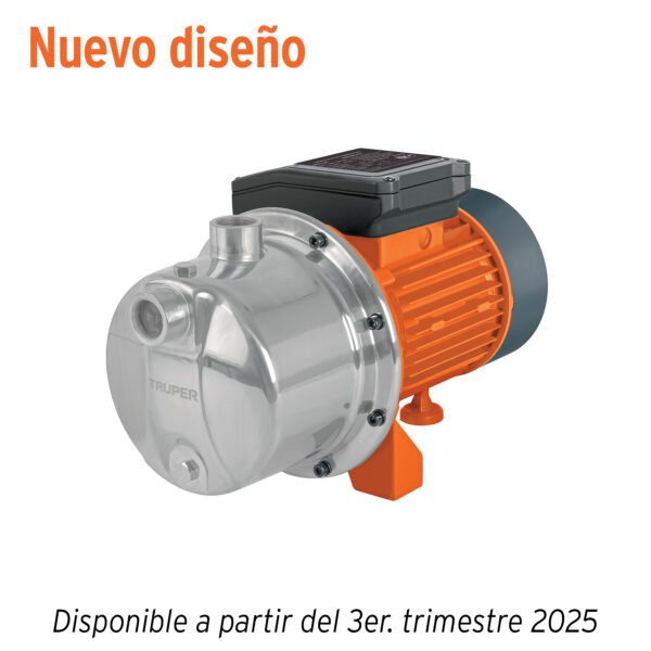 Bomba eléctrica tipo jet para agua acero inoxidable 1 HP 13559