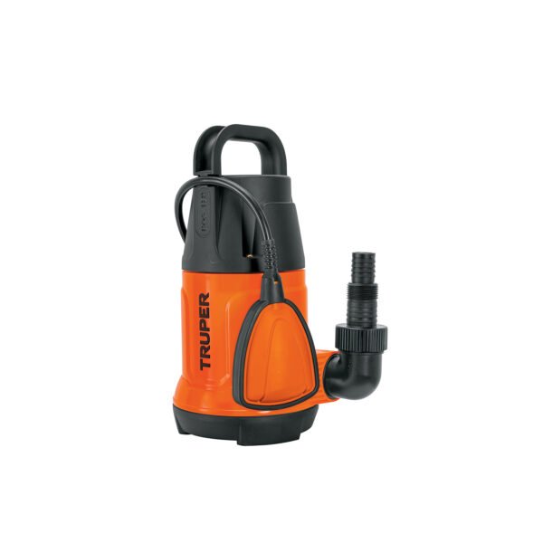 Bomba sumergible plástica 1 HP para agua limpia Truper 12602