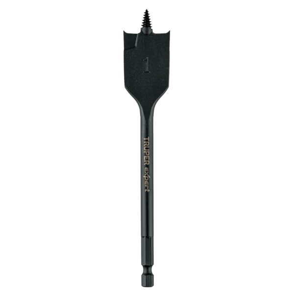 Broca plana de manita 1 para madera Truper Expert 101514