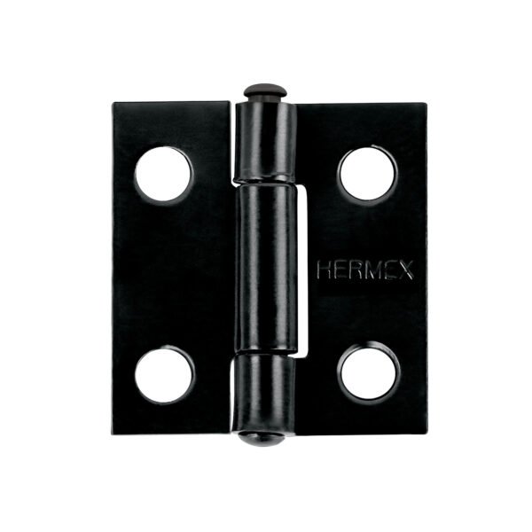 Bisagra rectangular 1 negra HERMEX 45632