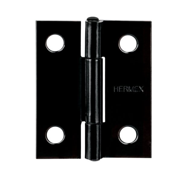 Bisagra rectangular 1-1/2 negra HERMEX 45633
