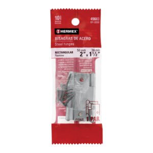 BR-200B.jpg Bolsa con 2 bisagras rectangulares 2 acero pulido 45683