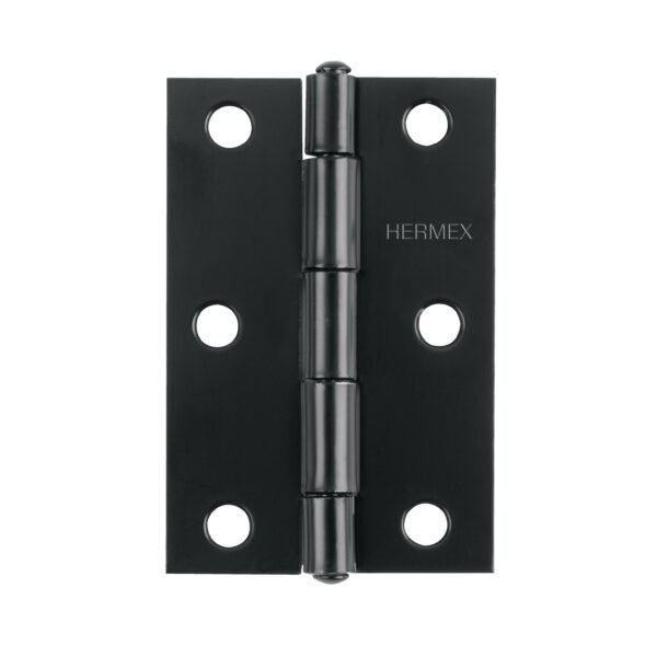 Bisagra rectangular 2-1/2 negra HERMEX 45635