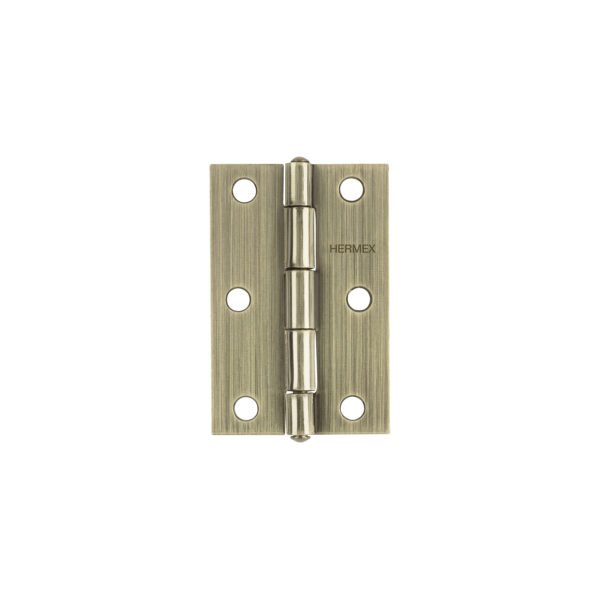 Bisagra rectangular 3 latón antiguo HERMEX 46913