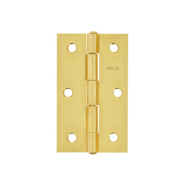 Bisagra rectangular 3-1/2 acero latonado HERMEX 43197