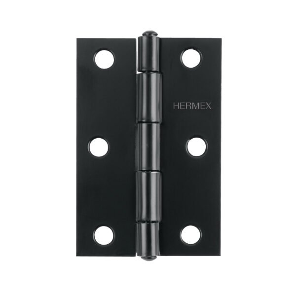 Bisagra rectangular 3-1/2 negra HERMEX 45637