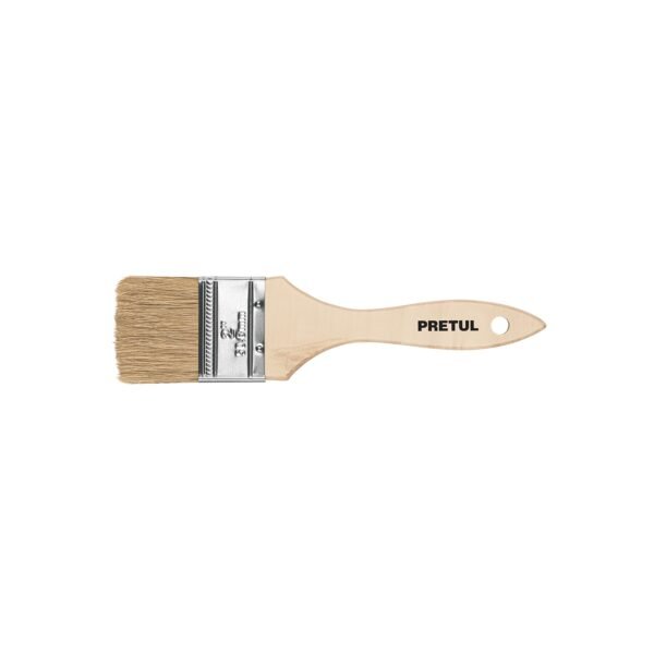 Brocha uso general de 2 con mango de madera Pretul 24473
