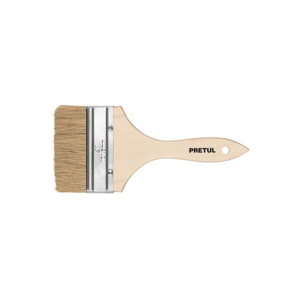 Brocha uso general de 4 con mango de madera Pretul 24476