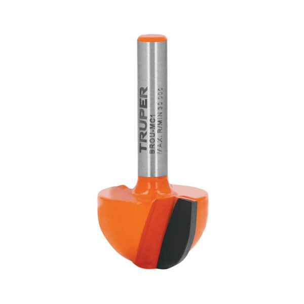 Broca para router media caña 1 Truper 102723