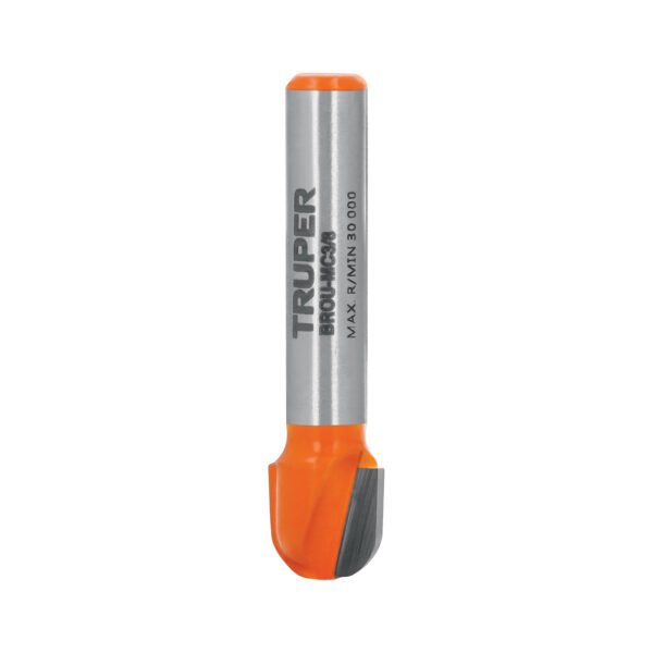 Broca para router media caña 3/8 Truper 11461