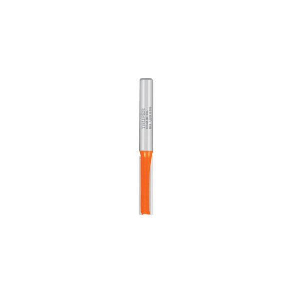 Broca para router recta 2 filos 1/4 larga Truper 11453