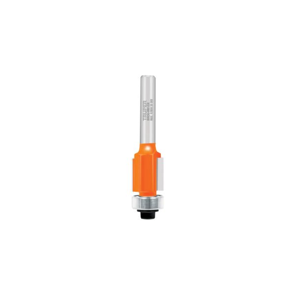 Broca para router corte recto 1/2 con balero Truper 11444