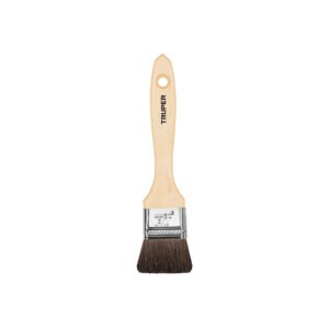 Brocha pelo de camello de 1-1/2 con mango de madera Truper 12467