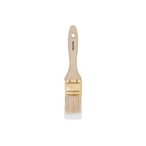 Brocha cerdas sintéticas 1-1/2 corte recto mango de madera 13343