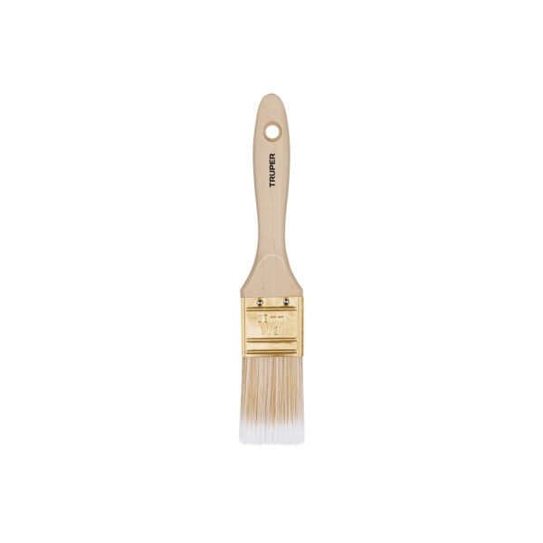 Brocha cerdas sintéticas 1-1/2 corte recto mango de madera 13343