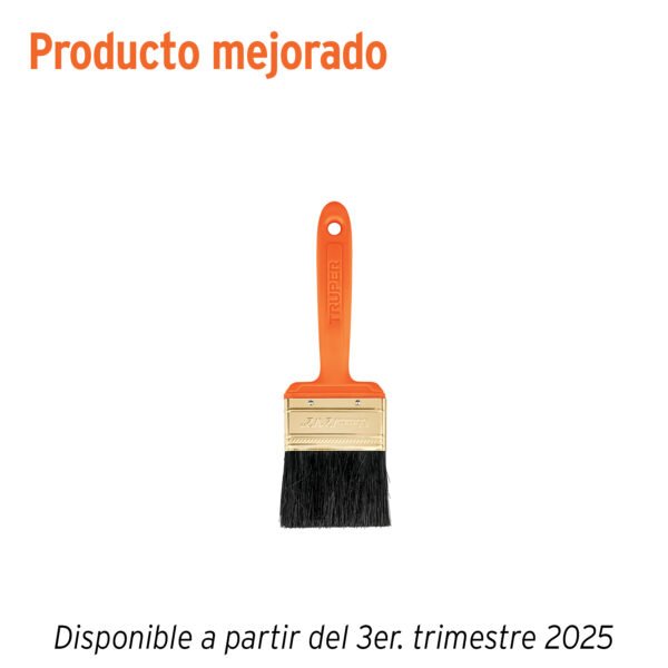 Brocha profesional de 2-1/2 con mango de plástico Truper 14484