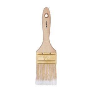 Brocha cerdas sintéticas 2-1/2 corte recto mango de madera 13345