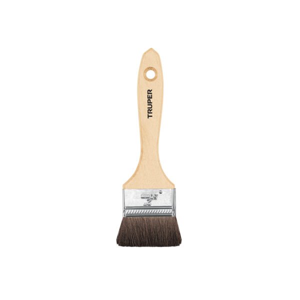 Brocha pelo de camello de 2 con mango de madera Truper 12468