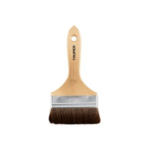 Brocha pelo de camello de 4 con mango de madera Truper 12470