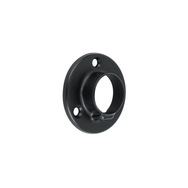 Brida negra para tubo redondo de closet HERMEX 46582
