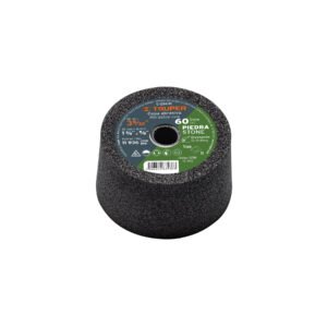 Copa desbaste de piedra 3-5/32 grano 60 eje 5/8-11 Truper 13781