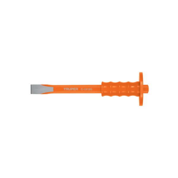 Cincel de corte frío 1 X 12 con grip Truper 12181
