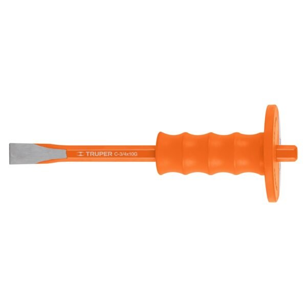 Cincel de corte frío 3/4 x 10 con grip Truper 12275