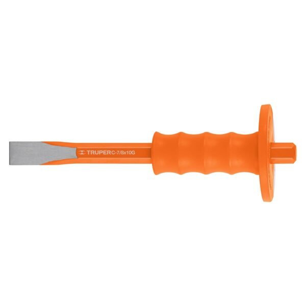 Cincel de corte frío 7/8 x 10 con grip Truper 12274