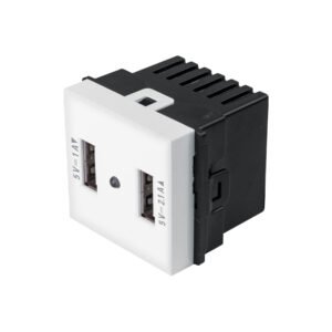 Toma con 2 puertos USB de 1.5 módulos línea Toledo Basic 29051