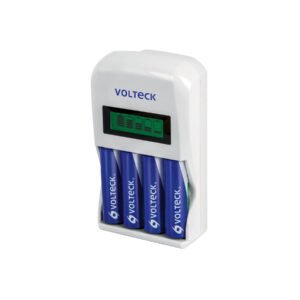 CA-RE-10.jpg Cargador de pilas AA AAA incluye 4 pilas AA Volteck 46046
