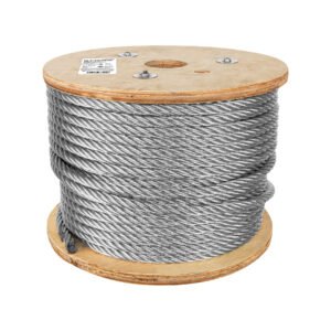 Metro de cable flexible 1/2 de acero 7x19 hilos 75 m 48819