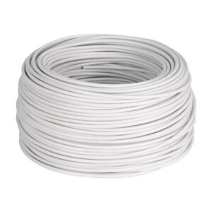 Rollo de 100 m de cable THHW-LS 10 AWG blanco Volteck 46055
