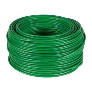 Rollo de 100 m de cable THHW-LS 10 AWG verde Volteck 46063
