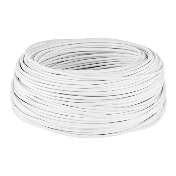 Rollo de 100 m de cable THHW-LS 12 AWG blanco Volteck 46056