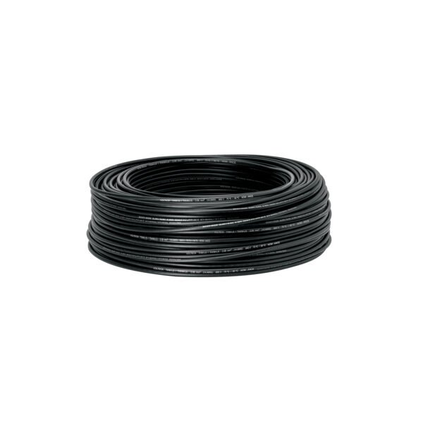Rollo de 100 m de cable THHW-LS 14 AWG negro Volteck 46053